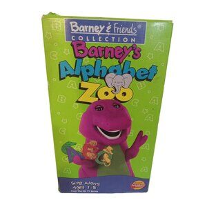 The Lyons Group VHS Tape Movie Barneys Alphabet Zoo Sing Along 1994 Ages 1-8